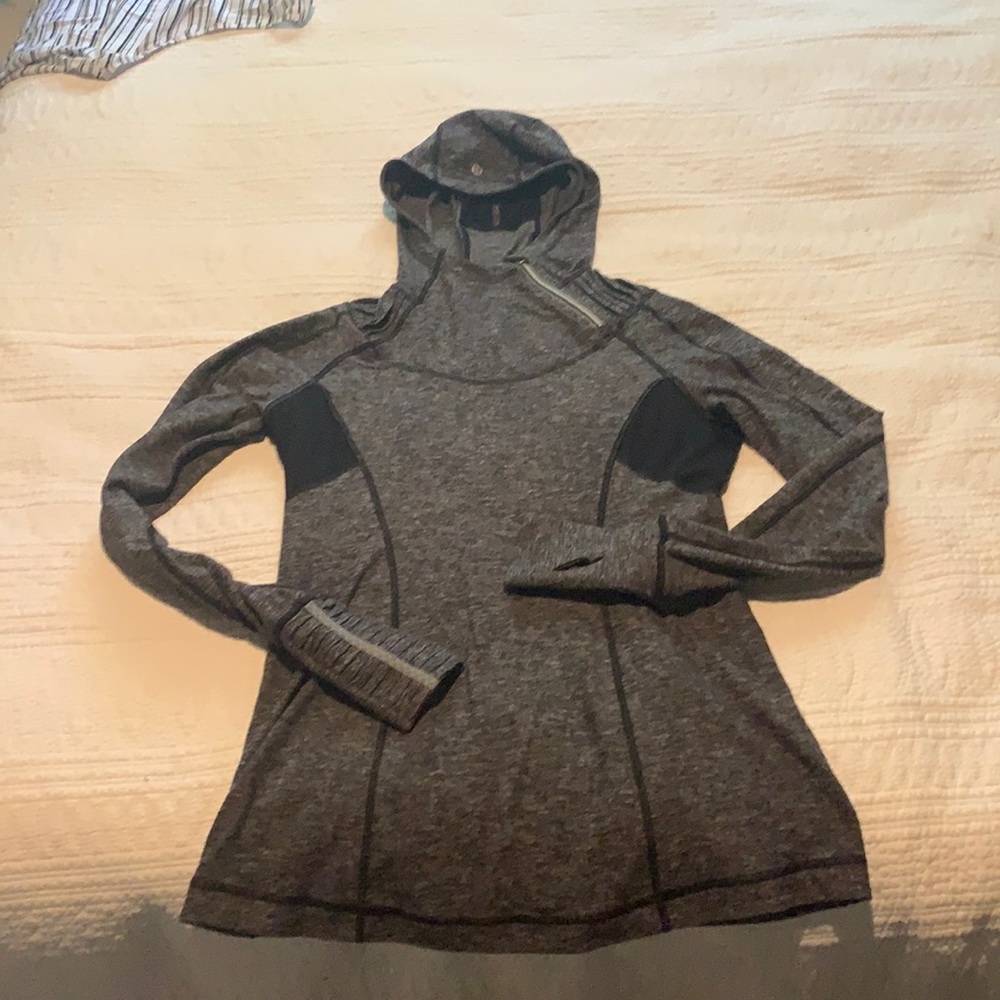Size 8 grey running hoodie